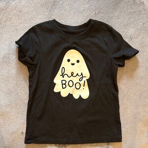 “hey boo!” Ghost Graphic Kids T-Shirt
